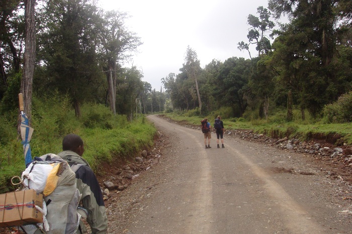 Active Adventure Mount Kenya hiking, walking, trekking routes, yha Kenya travel.
